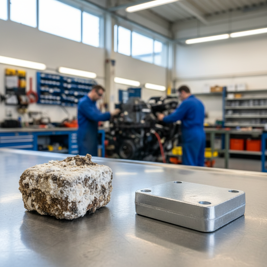 Comparison of new and depleted zinc anodes showing San Pablo Bay hull inspection results