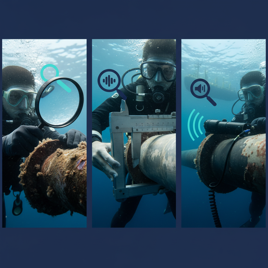 3-Stage Audit Framework Infographic showing the 3-stage propeller shaft wear audit framework